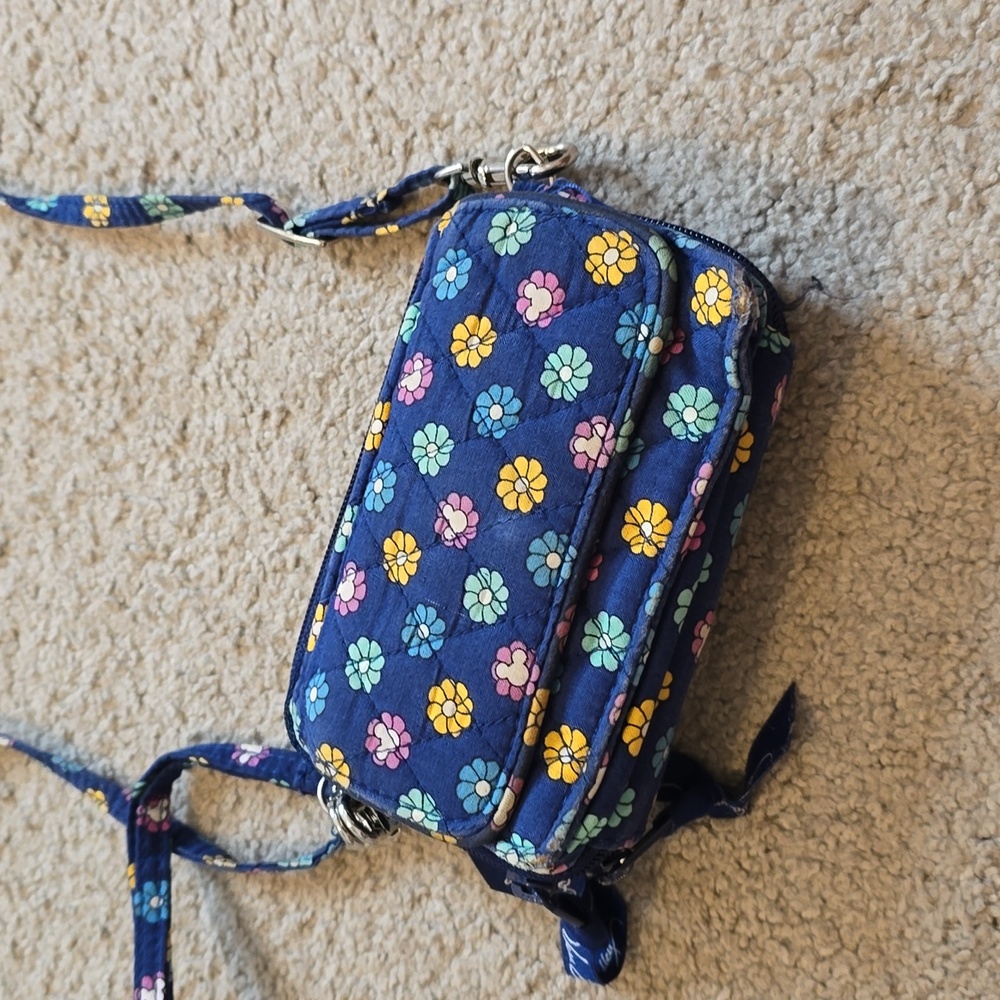 Disney parks Vera Bradley hidden Mickey crossbody wallet.